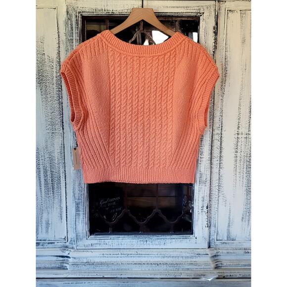 Pilcro Oversized Cable-Knit Sweater - New Small - Picture 7 of 7